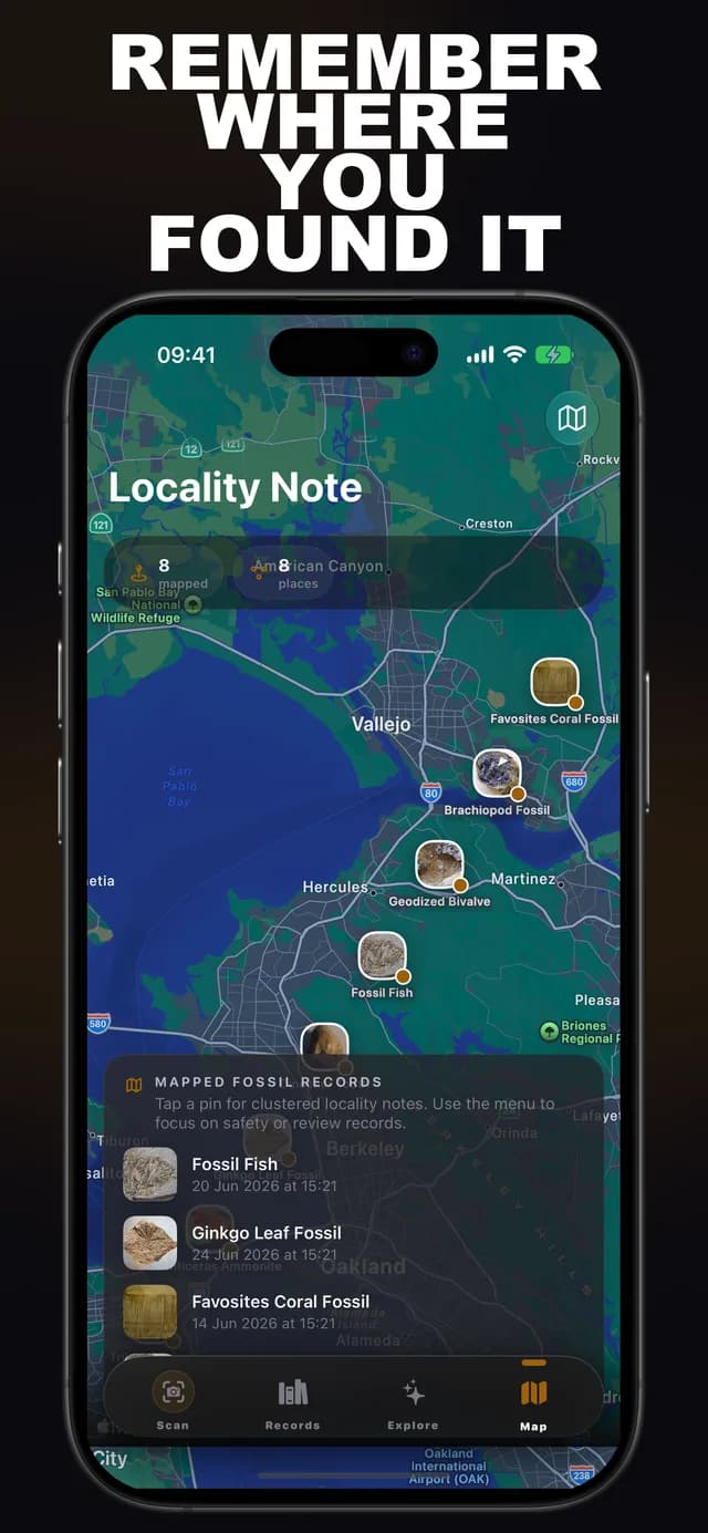 Fossilr AI: Fossil ID screenshot 4: fossil identification