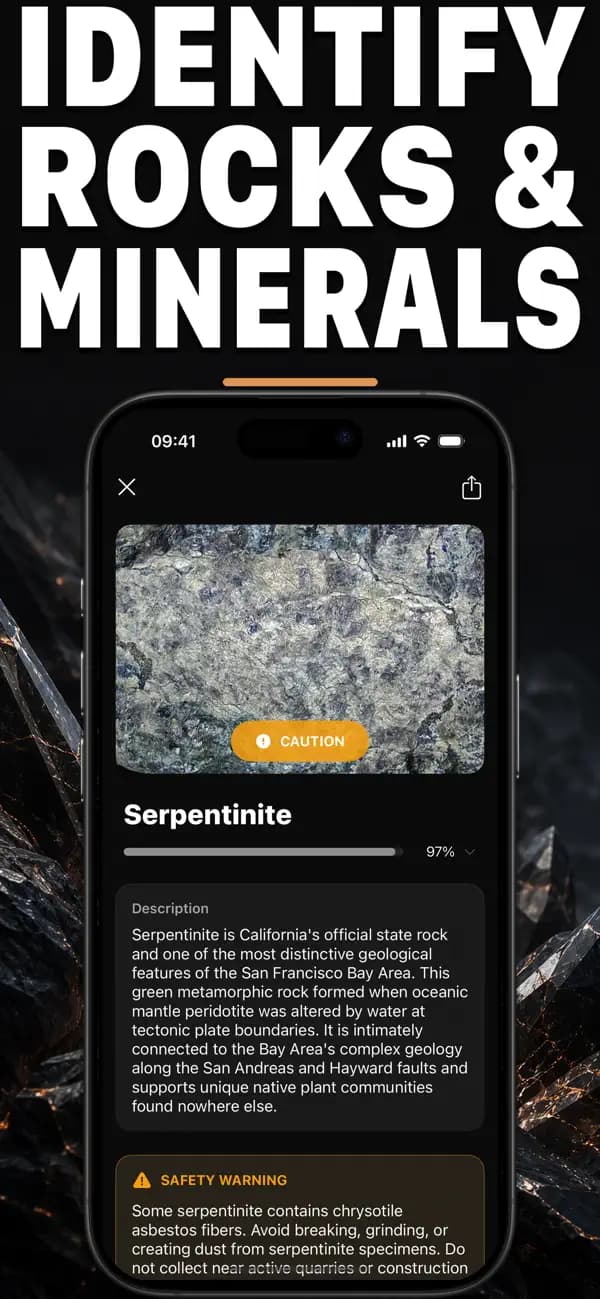 Rockr AI: Rock Identifier screenshot 1 — rock identification