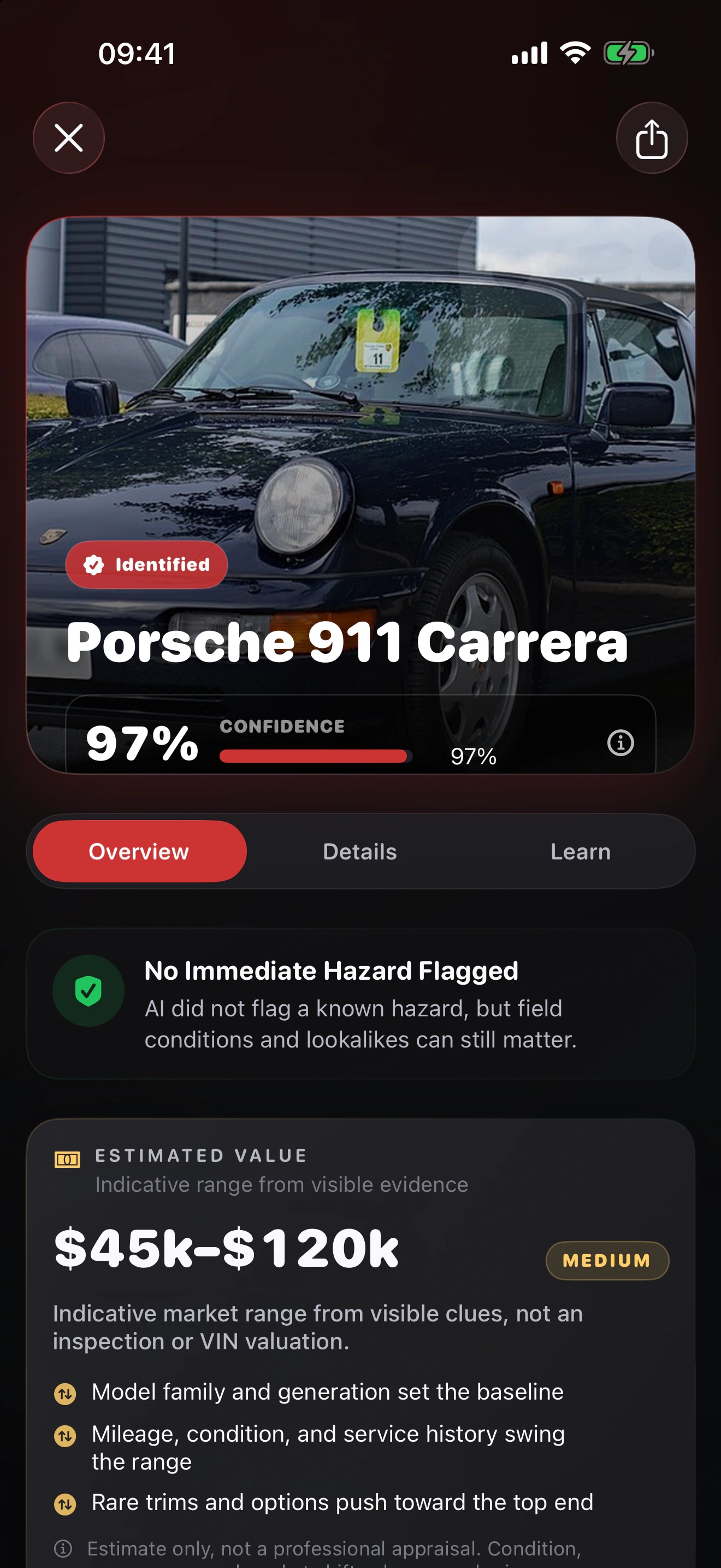 Vroom AI: Car Identifier: Compare the car