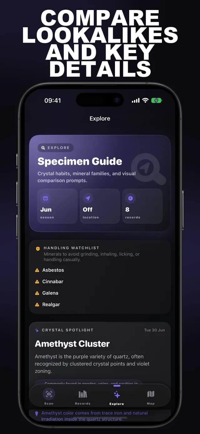 Gemr AI: Crystal ID screenshot 3: crystal identification