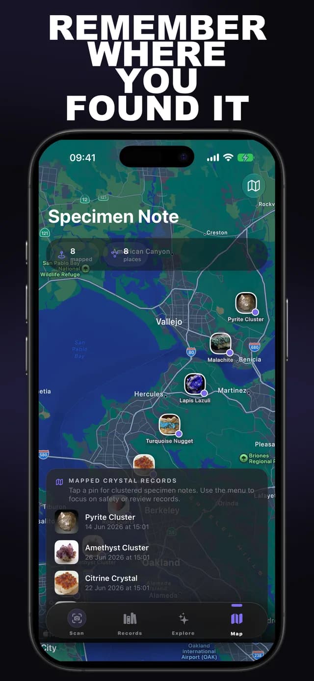 Gemr AI: Crystal ID screenshot 4: crystal identification