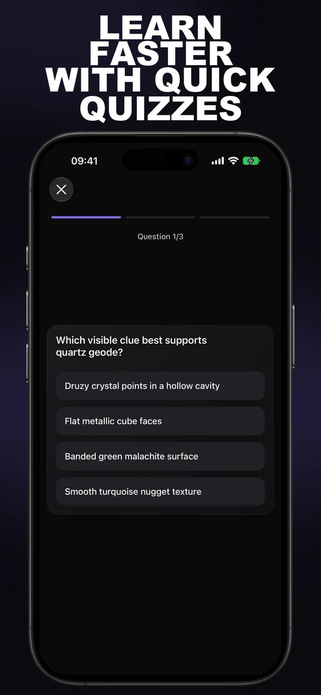 Gemr AI: Crystal ID screenshot 6: crystal identification