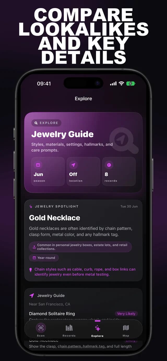 Jewelr AI: Jewelry ID screenshot 3: piece of jewelry identification