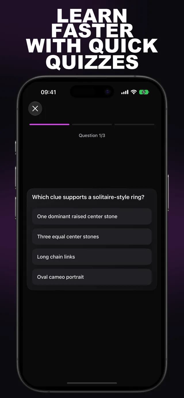 Jewelr AI: Jewelry ID screenshot 6: piece of jewelry identification