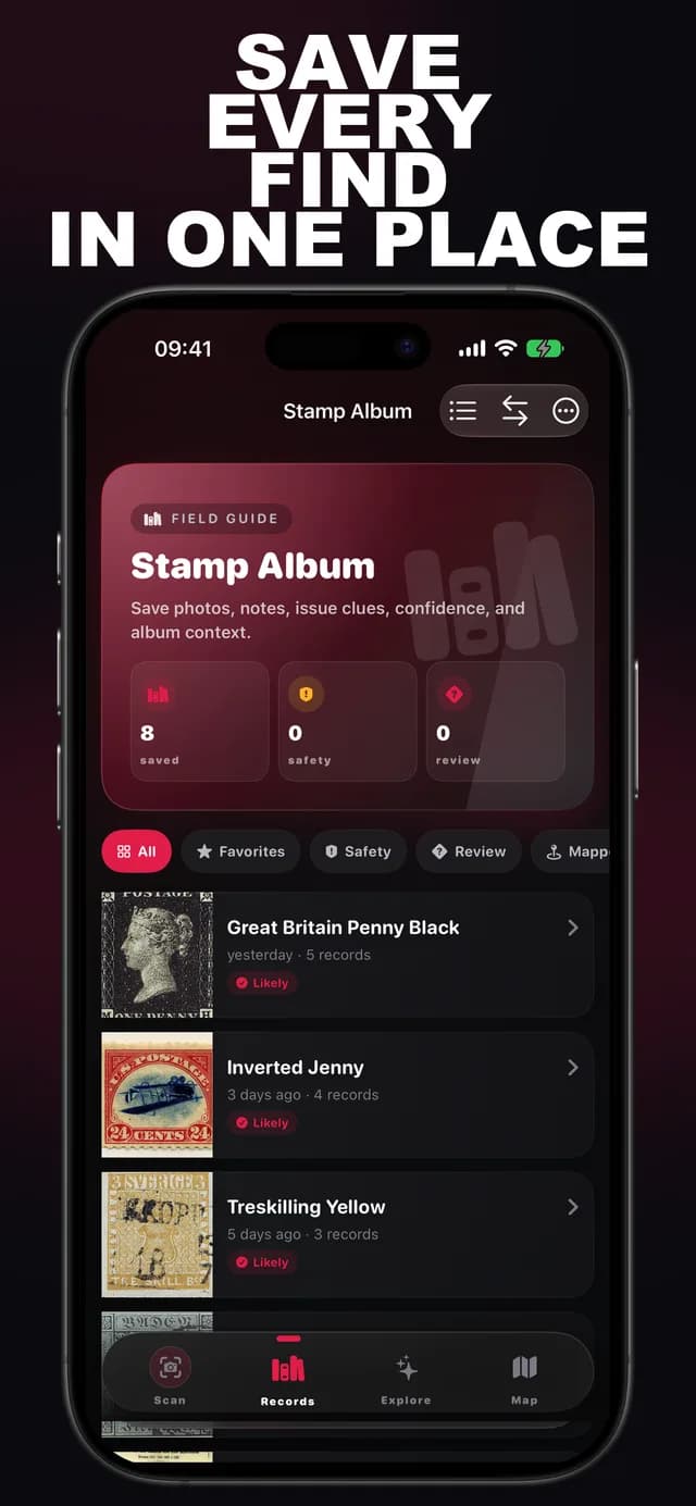 Stamply AI: Stamp ID screenshot 2: stamp identification